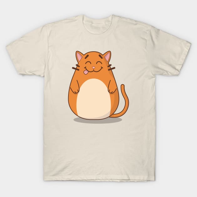 Cattitude - Just Happy T-Shirt by Art Focus